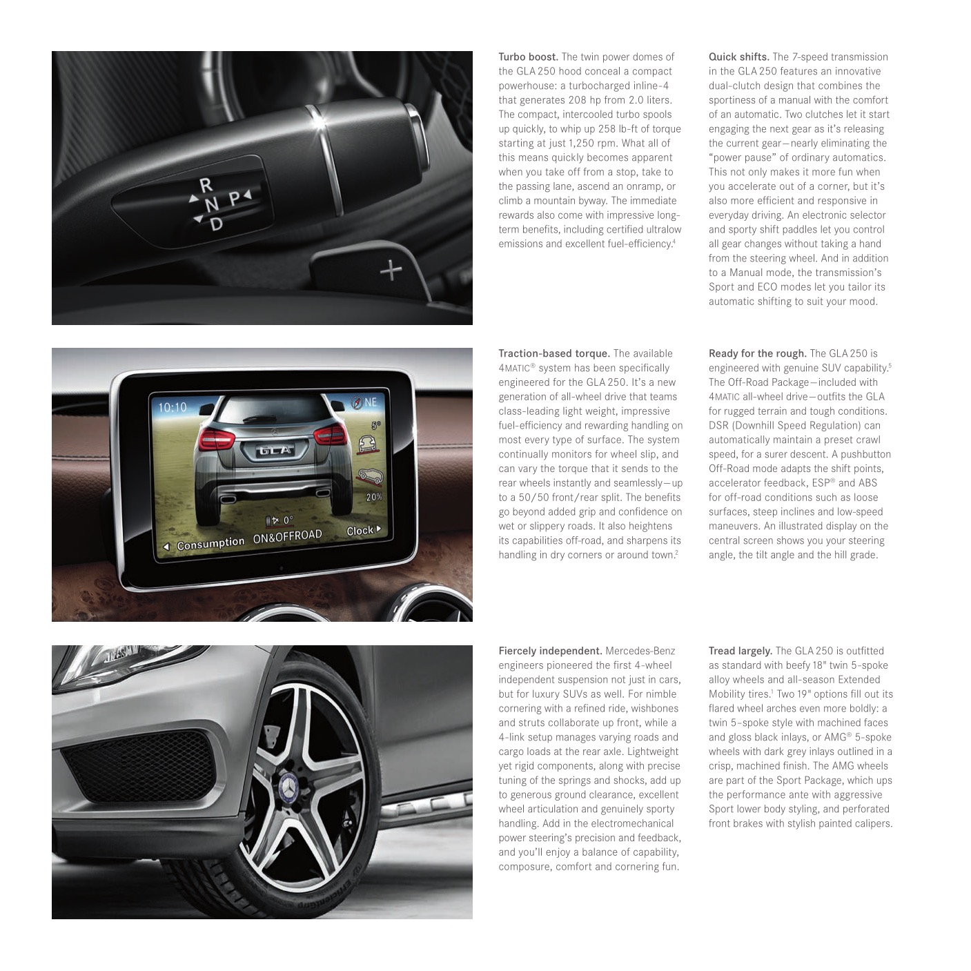 2015 Mercedes-Benz GLA-Class Brochure Page 12
